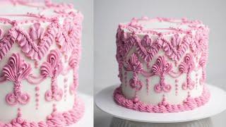 How to Make a Lambeth Piped Buttercream Cake