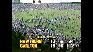 1986 Second Semi Final Hawthorn v Carlton, Waverley Park.