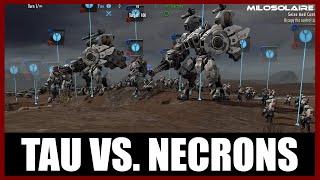 Tau [2000] vs. Necrons [1800] | Planetary Supremacy | Warhammer 40K Battlesector