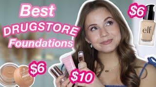 Best & Worst DRUGSTORE FOUNDATIONS// Affordable Cruelty-Free Options!