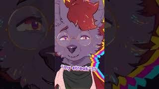 Loupy edges on stream   #furry #vtuber #twitch