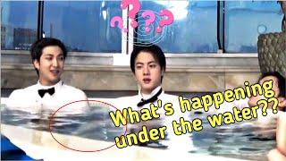 NamJin Analysis: [Run BTS-132]~ What's going on under the water?+ Joon's cute jealousy