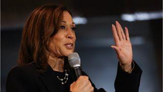 ‘Incredibly awkward’ moment Kamala Harris silences crowd after interrupting chant