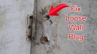 Loose Wall Plug | How to Fix Loose Drywall Anchors