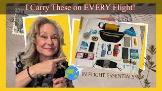 Personal Item Bag Hack! How to get ALL Your In Flight Essentials on the Plane with You Every Time!