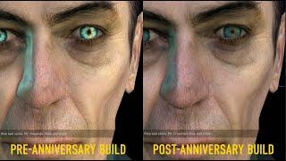 Half-Life 2 anniversary update visual changes comparison