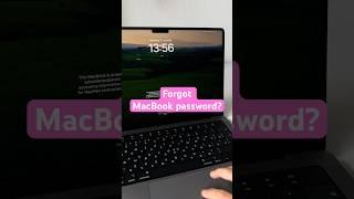 How to get back onto your Mac if you forget the password. #shorts