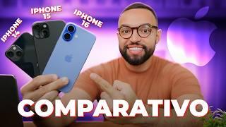 iPhone 14 vs 15 vs 16 | See ALL the differences between them! SUPER COMPARISON!