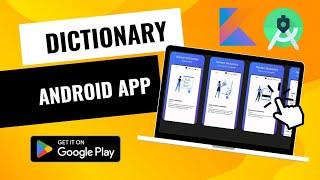 English-Hindi Dictionary App Major Minor Project in Android Studio tutorial for CSE and IT students