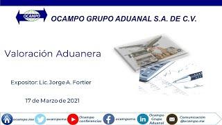 VALORACIÓN ADUANERA 2021