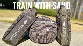 TRAIN WITH SAND!! The GORUCK Sand-Filled-Fun Options! Take your Gym ANYWHERE