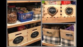 SPRING CLEAN - DIY FARMHOUSE PANTRY ORGANIZATION