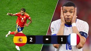 Spain Vs France | 2 - 1 | Extended Highlights And Goals | Euro Semi Final 2024 |