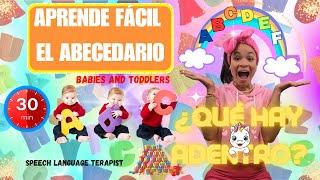 Aprende Fácil el abecedario I Toddlers learning I Unicorn Stuffed Animal  I Español