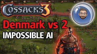 Cossacks 3 - The Great Danes vs 2 Impossible AI