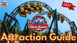 Alton Towers ATTRACTION GUIDE - All Rides & Shows - UK's BEST Theme Park