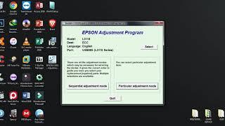 EPSON L3110  - Adjustment Program 100% Working Tested