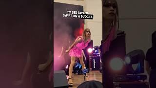 Taylor Swift Eras Tour on a budget  #shorts #taylorswift #concert