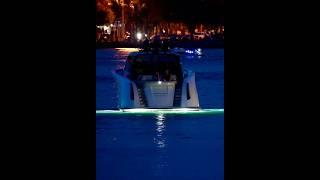 $7 Million Rare Wajer 77 modern yacht spotted passing the Haulover Inlet sandbar.
