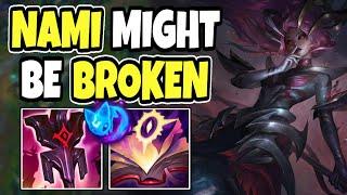 Challenger support shows you how BROKEN nami can be  - 14.17 League of legends - support commentary