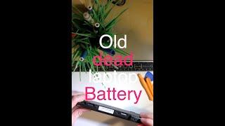 Salvage 18650 cells from Old Laptop Battery #Shorts