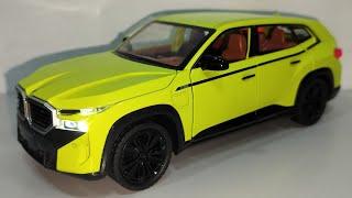 BMW XM модель 1:24 со звуком и светом XHD. Салатовая