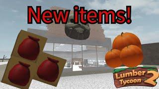 New Items! (Halloween) - Roblox Lumber Tycoon 2