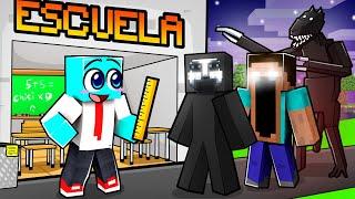 Abrimos Una ESCUELA de Monstruos en Minecraft!