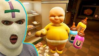 ЧТО ОН ДЕЛАЕТ !? САМЫЙ СМЕШНОЙ ЧЕЛОВЕК В МИРЕ ! Игра The Baby In Yellow