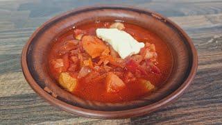 Real Ukrainian BORSCH! Recipe from central Ukraine! Tasty and satisfying!