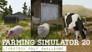 Farming Simulator 20 - Livestock only challenge - Ep 1