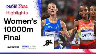 WHAT AN EFFORT!  | Women's 10000m Final Highlights | #Paris2024 #Olympics