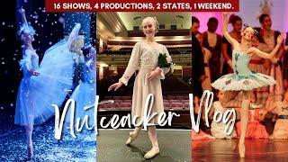 16 NUTCRACKER SHOWS Packed into 1 Epic Weekend! ️🩰 #ballet #vlog #nutcracker