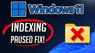 How to Fix Indexing Paused In Windows 11/10 - [Tutorial]