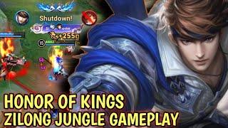 Honor Of Kings Zilong Jungle Gameplay | Best Build Zilong