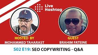 Live Hashtag S02E19: SEO Copywriting and Q&A About Seo and Digital Marketing