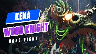 Kena: Bridge of Spirits - How to defeat the Wood Knight #kenabridgeofspirits #ps5