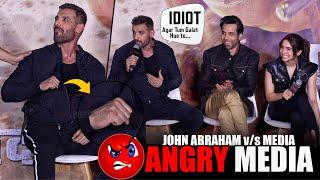 John Abraham ANGRY on Journalist for This Reason and called Him IDIOT | Unexpected Hand Gesture