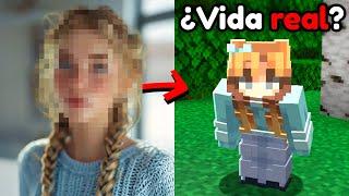 Encontré el Mundo Secreto de una CHICA REAL en Minecraft...