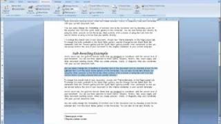 How to Add Footnotes and Keep them up to Date in Word 2007