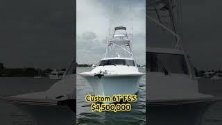 $4,500,000 Custom Fishing Yacht - #boat #yacht #wealth