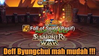 Cara Mudah Mengatasi Deff Byungchul !!! - Summoners War