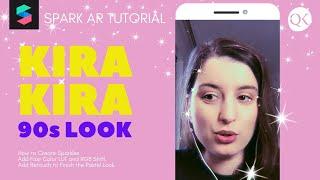 Spark AR Tutorial: Kira Kira Glitter Sparkle Filter with VHS Effect