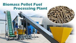 Biomass Wood Pellet Fuel Production Line | Wood Pellets Extruder Machine Supplier #woodpellet