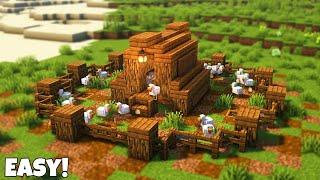 Minecraft: How To Build a Chicken Coop (With Egg)