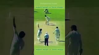 Steve Waugh vs Wasim Akram cricket's ultimate Showdown #cricketshorts