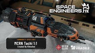 Space Engineers 2 - MCRN Tachi 11 By KikkaGod - Community Spotlight