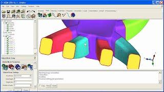 ANSYS 12.1 (part 1 of 2) ICEM CFD setup for Tetra/Prism meshing of a simple manifold