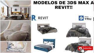 COMO PASAR MUEBLES DE 3DS MAX A REVIT | V-Ray For Revit