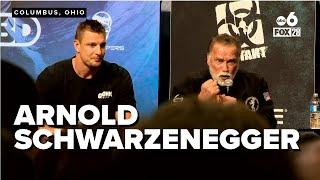 Arnold Schwarzenegger inspires at the Arnold Sports Festival in Columbus